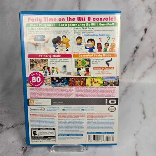 Wii Party U Nintendo Wii U Complete CIB Game - Picture 3 of 6