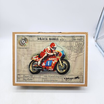 Brach Model 1/12 Ducati TT2 1982 F2 World Champion BM-VR07 BRAND NEW Shipped USA