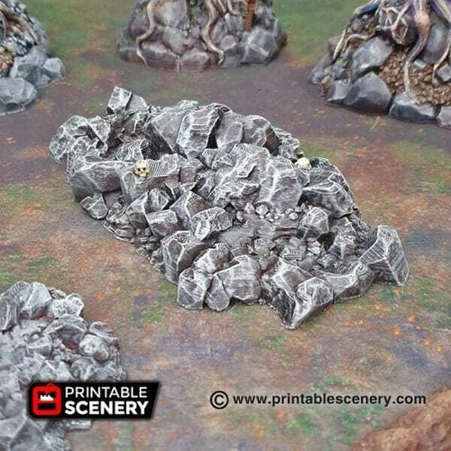 Jagged Rocks - Scatter Terrain - Fantasy Tabletop Terrain - Picture 8 of 8