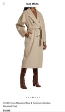 Max Mara Madame Coat 101801 Sz 4 (38)
