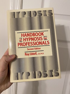 Handbook of Hypnosis for Professionals By Ray Udolf 1987 Second Edition HC / DJ