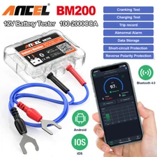 Automotive Car 12V Battery Tester Cranking Charging Test Battery Health Monitor