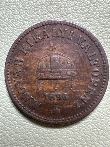 1896 KB - Hungary, 2 Filler, Franz Joseph I, (bronze) Better Condition - Picture 2 of 8