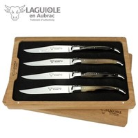 Laguiole En Aubrac Steakmesser - 4Er Set - Hornspitze - Steakmesser Frankreich