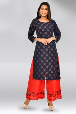 booti work palazzo with kurta