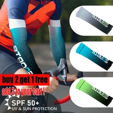 1-5 Pairs Cooling Arm Sleeves Cover UV Sun Protection Outdoor Sports Men Women