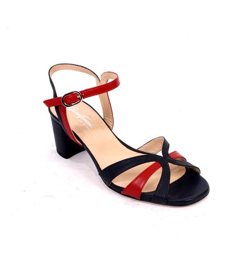 Gianni Ferrante 794 Multicolor Leather Slingbacks Heels Sandals 38.5 / US 8.5