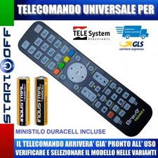 TELECOMANDO UNIVERSALE TELESYSTEM CLICCA IL TUO MODELLO LO RICEVERAI GIA PRONTO