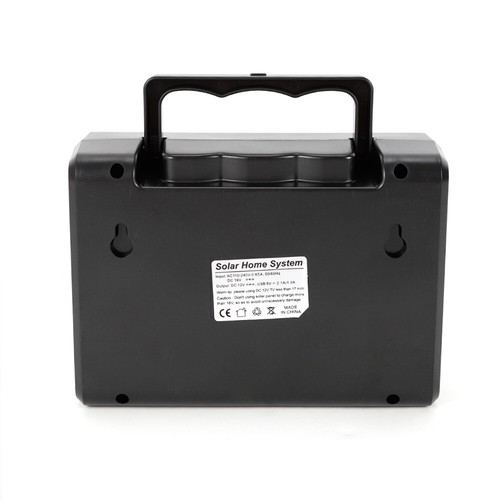 Solar Panel Kit Power Generator Portable Battery Pack Power Station With 4 Bulbs - Picture 2 of 16