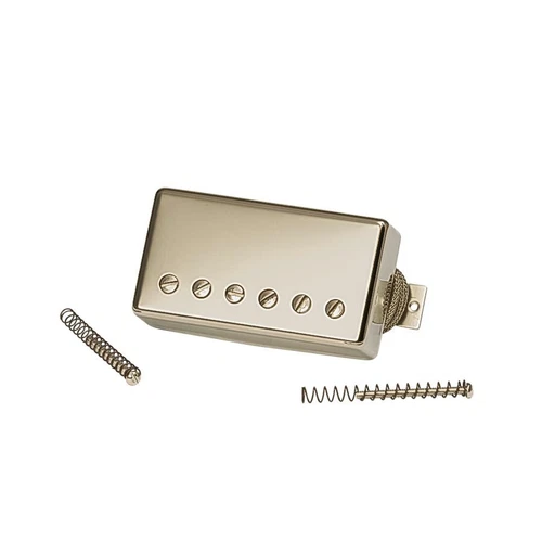 T-Type Treble, Double Black, Nickel Cover, 2-Conductor, Unpotted, Alnico V,7.6K