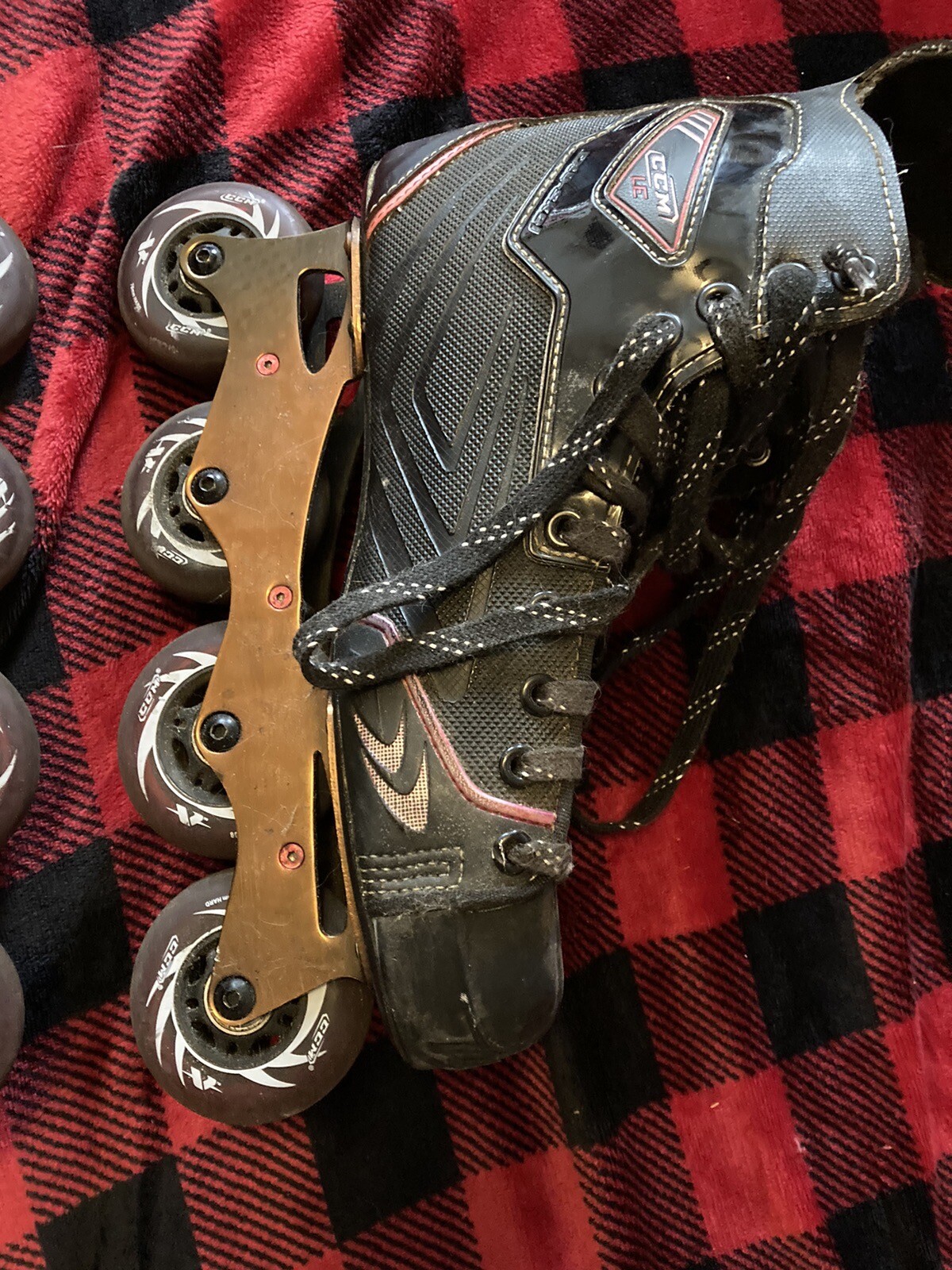 CCM LE Roller Hockey Skates Size 10.5D Black 88 eBay