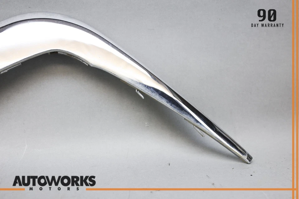 98-03 Jaguar XJ8 XJR VDP X308 parachoques delantero derecho hoja moldura cromo OEM Foto 4 de 4