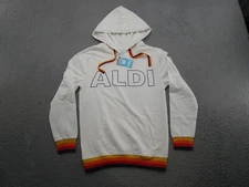 Aldi Gear Pullover Hoodie Sweatshirt Grocery Store Rainbow Adult Size S NEW