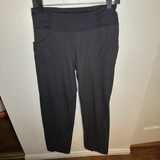 Women's PrAna Summit Pant Regular Inseam 32  Heather Black Size Small Climbing