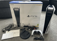 SONY PLAYSTATION 5 PS5 Console - 825GB Disc Edition - White - UK PAL BOXED VGC