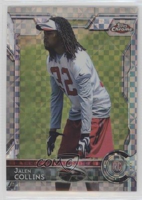 2015 Topps Chrome Rookies Retail X-Fractor Jalen Collins #162 Rookie RC e5r