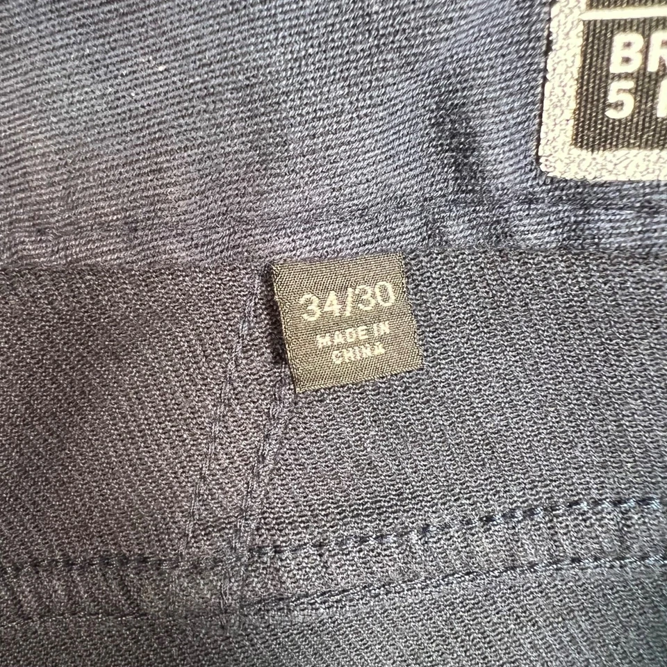 Kenneth Cole Reaction Mens 34 x 30 Blue Stretch Brooklyn 5-Pocket Pants - Image 4 of 4