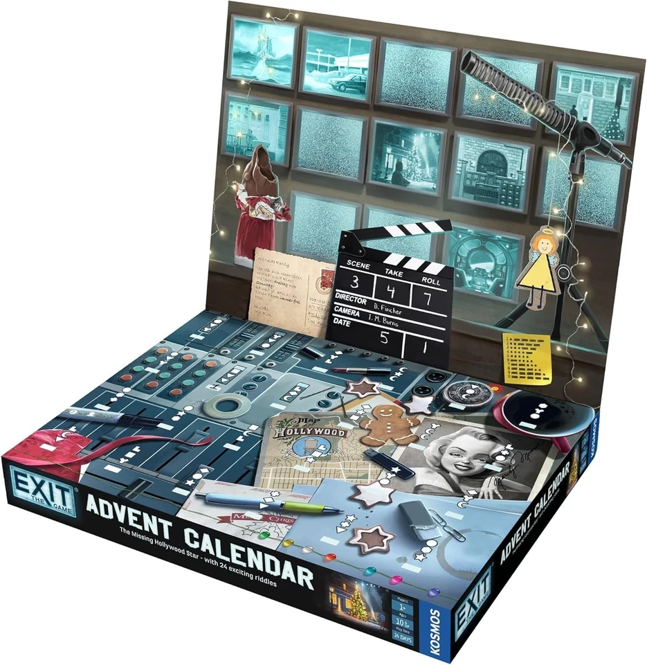 Thames & Kosmos EXIT: Advent Calendar - The Missing Hollywood Star | Escape Room - Image 3 of 4