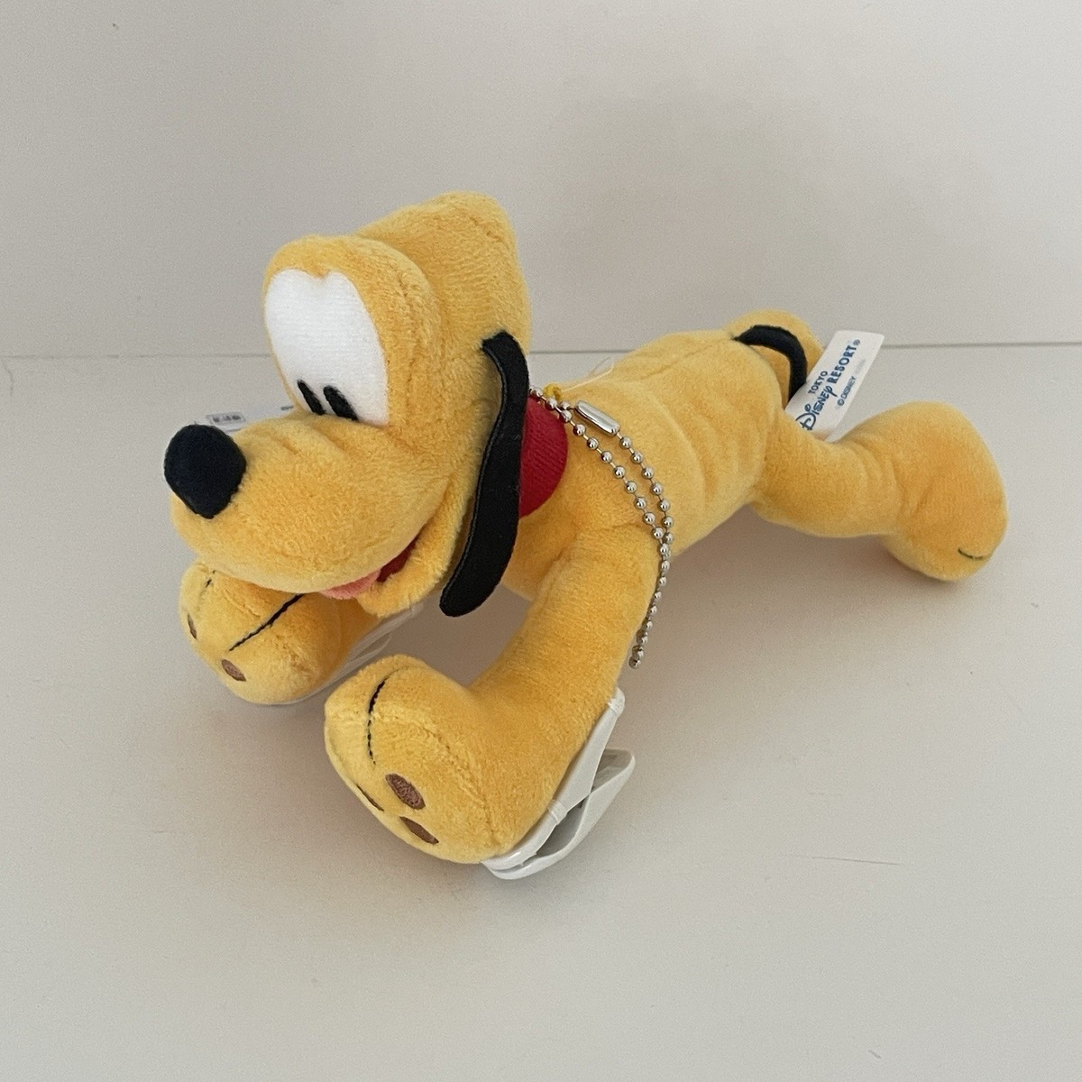 Disney Plush Pluto Clip on Shoulder Stuffed Toy Tokyo