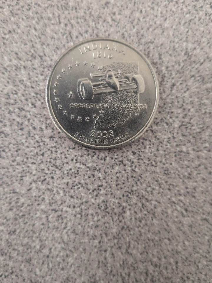 2002P Washington Quarter Dollar From Indiana Crisp Condition USA - Image 2 of 3