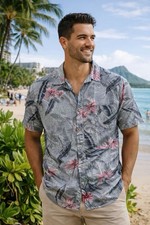 Cooke Street Honolulu Vintage Hawaiian Shirt XL Made In USA