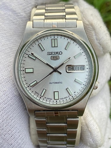 Reloj Automático Hombre Vintage Seiko 5 SNXS 7009 Día/Fecha - Imagen 6 de 12
