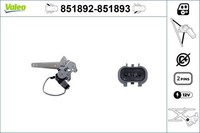 Valeo 851892 Fensterheber Hinten Links FüR Hyundai