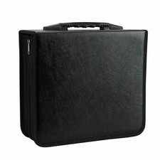 400 Disc Portable CD DVD Organizer Storage Wallet Holder Bag Case Album Black US