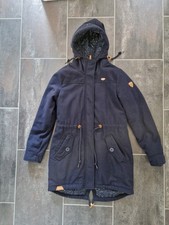 Ragwear Damen Mantel Jacke Parka Blau Größe...