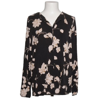 Saint Tropez, Bluse, Größe: L, U1502, Schwarz/Mehrfarbig, Elasthan/Viskose #byv