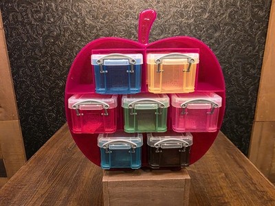 Really Useful Box Apple Set of 7 3x2x1.5 used
