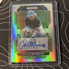 2022 Panini Prizm Draft Picks - Chase Meidroth  Silver Prizm Autographs (AU, RC)