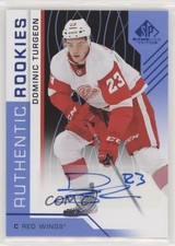2018-19 Upper Deck SP Game Used Authentic Rookies Blue Dominic Turgeon Auto 1vd
