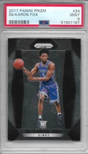 De'Aaron Fox 2017 Panini Prizm De'Aaron Fox #24 Rookie