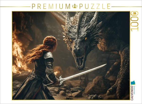 Calvendo Puzzle Under The Shadow Of The Dragon | 1000 Pieces, Finished Size 25.2-image