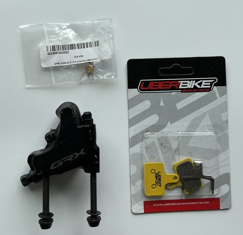 Shimano GRX BR-RX400 Hydraulic Disc Brake Caliper Flat Mount