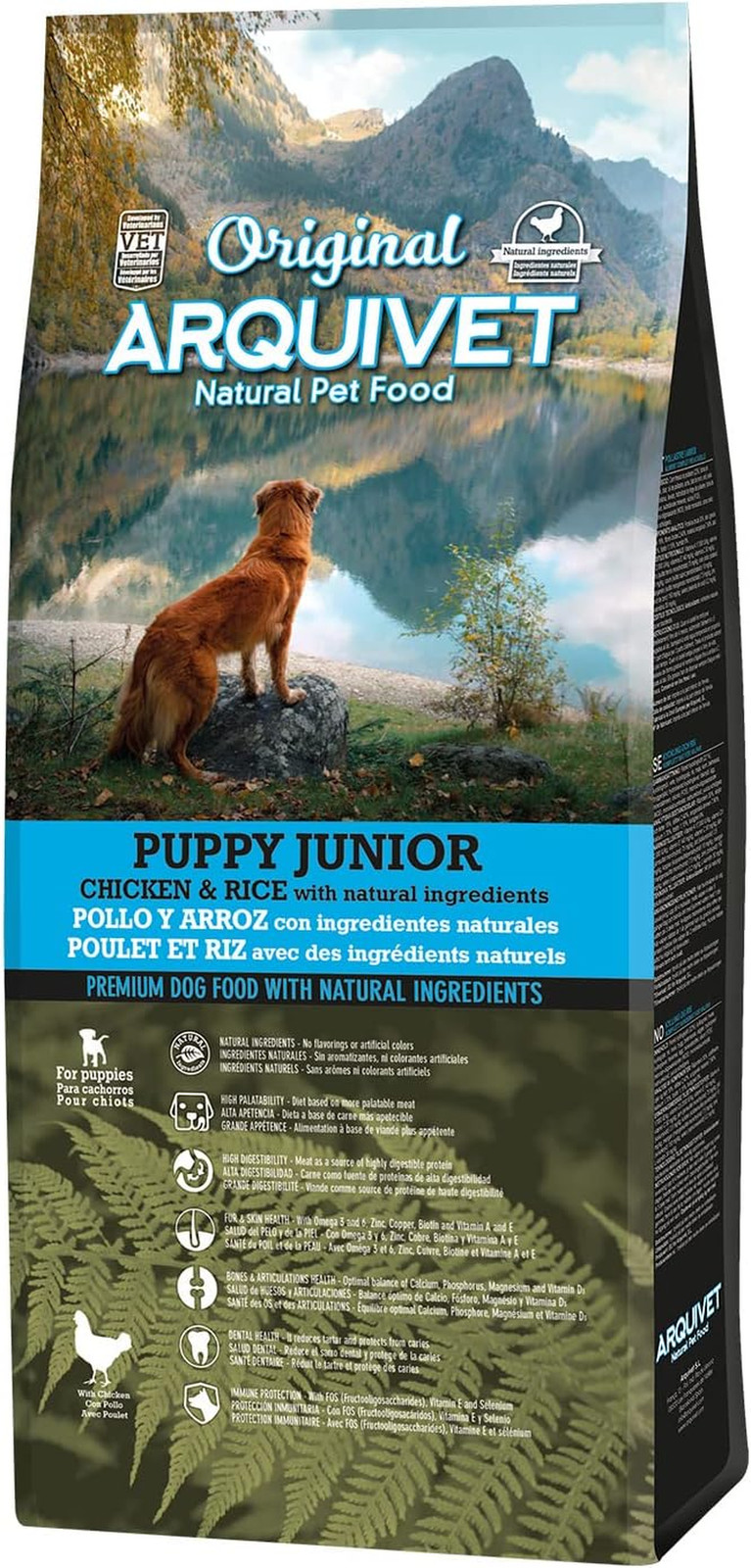 Original Puppy Junior 12 Kg | Crocchette Pollo e Riso per Cuccioli