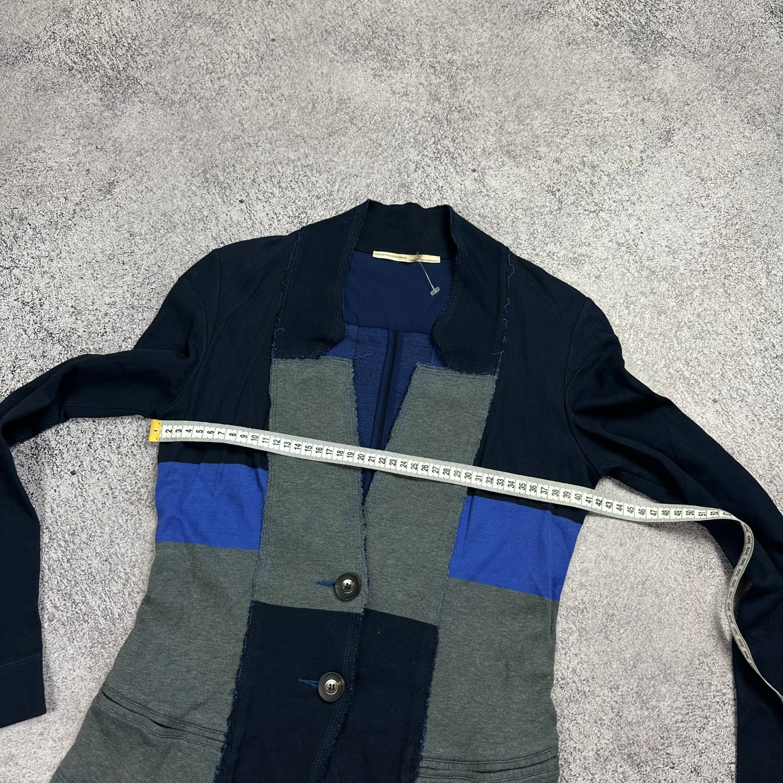 Womens Marithe Francois Girbaud Patchwork Blazer … - image 8