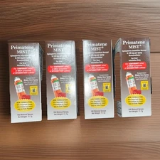 (4)~Pack Primatene Mist Epinephrine Inhalation Aerosol 160 Sprays Exp 08/2026+.