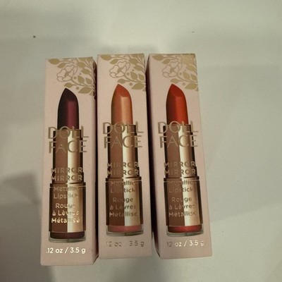 Doll Face Mirror Mirror Metallic Lipstick MML-06 Charmed (Lot Of 9 Assorted)