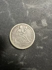 1876 10C Liberty Seated Dime  Free shipping   Lot #1045