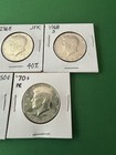 Lot of 5 40% Silver JFK Kennedy Half Dollars 1965, 1968, 1968-S, 1969-S, 1970-PR — photo 3