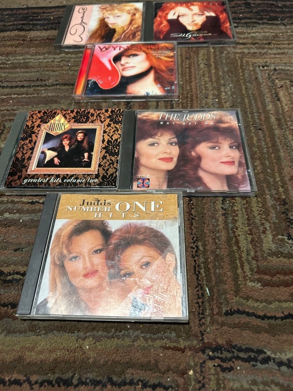 3 WYNONNA JUDD CDS + 3 THE JUDDS CDS COUNTRY/USED