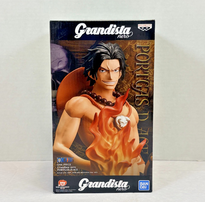 Banpresto One Piece Portgas .D. Ace Grandista Nero  11 in. Statue NEW IN BOX