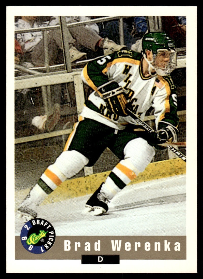 1992-93 Classic Draft Picks BRAD WERENKA #99 Northern Michigan Wildcats
