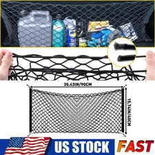 Car Trunk Storage Cargo Net Elastic Car Mesh Organizer Holder Universal 90*40CM