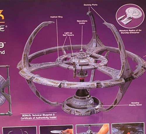 Star Trek Deep Space Nine DS9 Space Station Playmates 6251 Boxed 1994 Collecto - Picture 6 of 11
