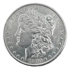 1880 o Morgan Dollar Micro o UNC. 90% Silver $1 U.S Coin # 2910