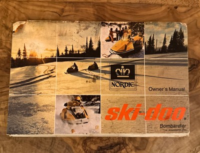 1970 Ski-Doo Olympique Snowmobile Bombardier Operator Manual