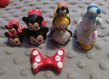 Disney Tsum Tsum Mickey, Minnie, Pluto, Goofy, Donald, Lot Of 11 Figures